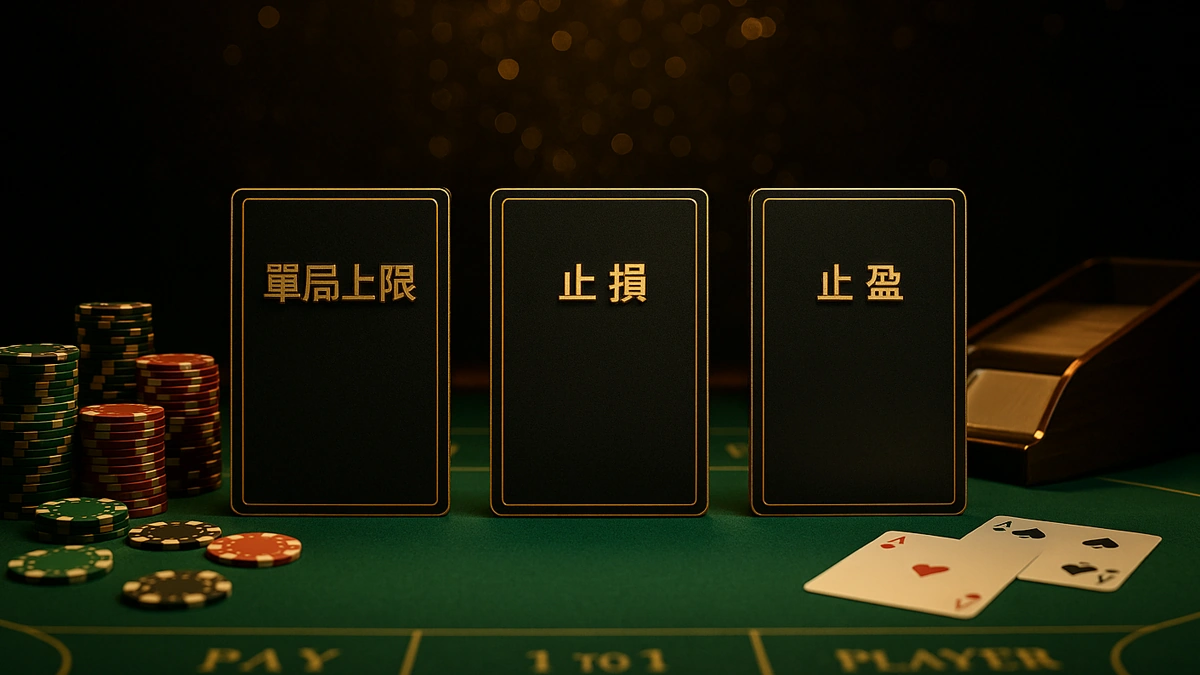百家樂資金管理卡：單局上限、止損與止盈