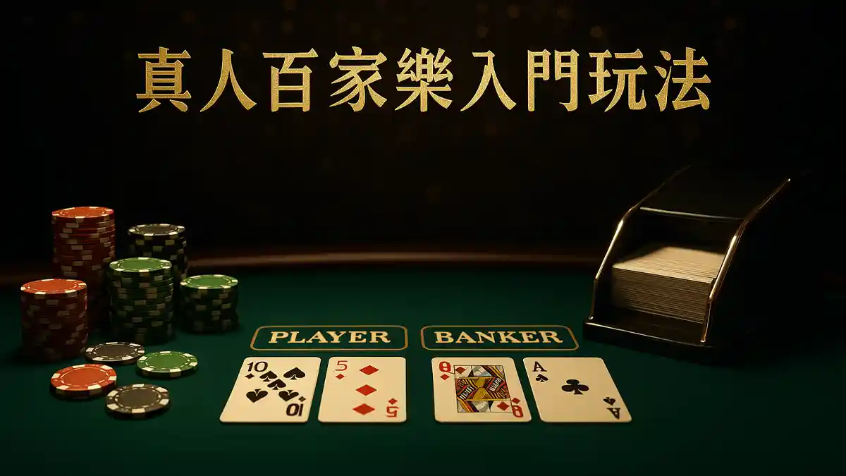 真人百家樂入門玩法與桌台氛圍