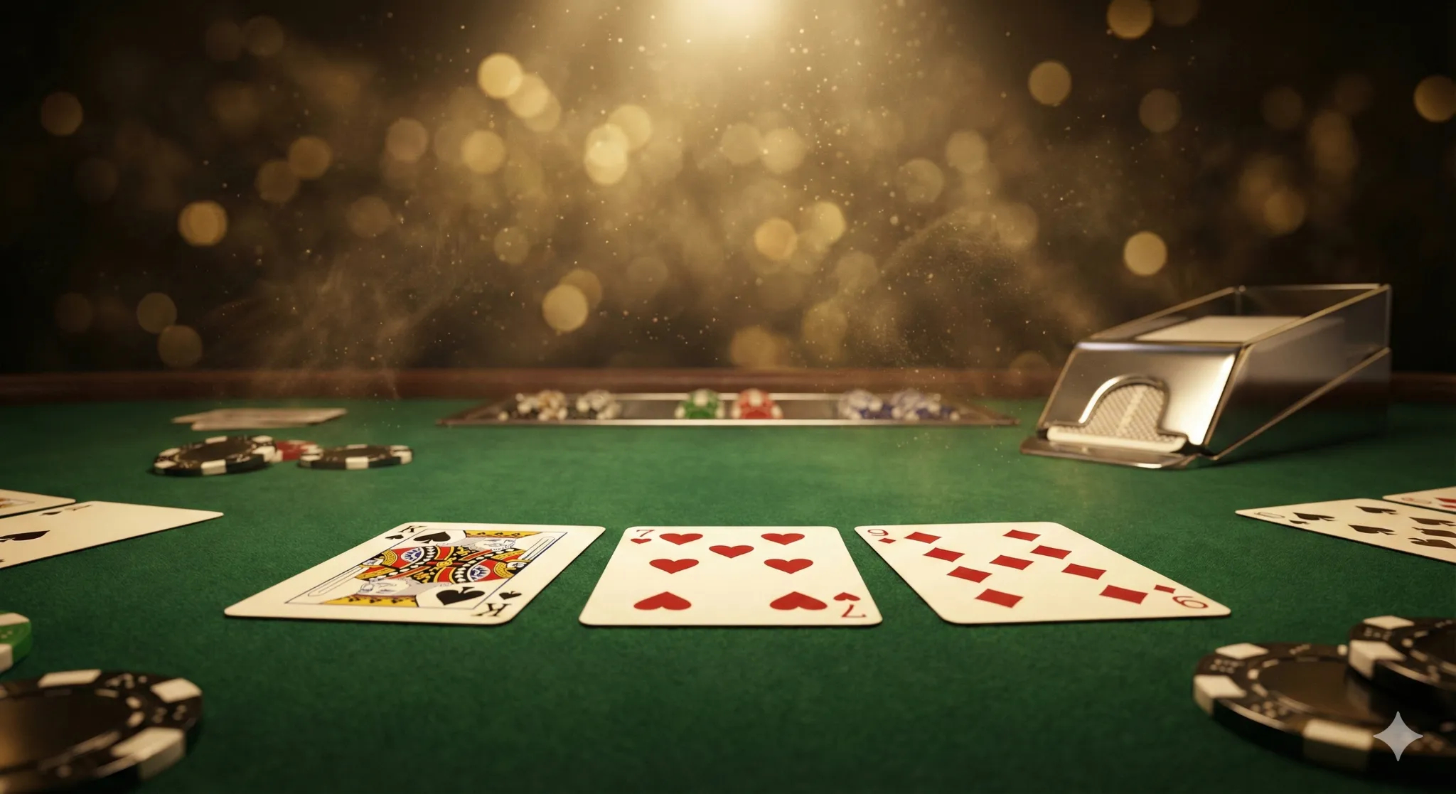 百家樂點數計算與牌面示例