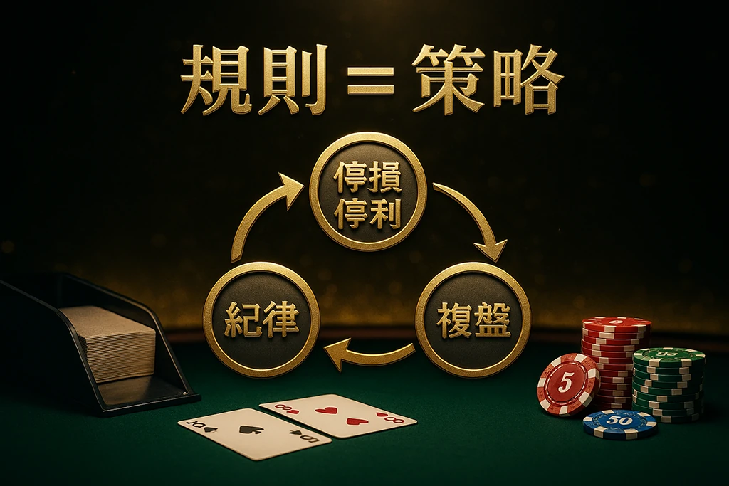 百家樂公式與心法路徑：從規則到策略的銜接示意圖