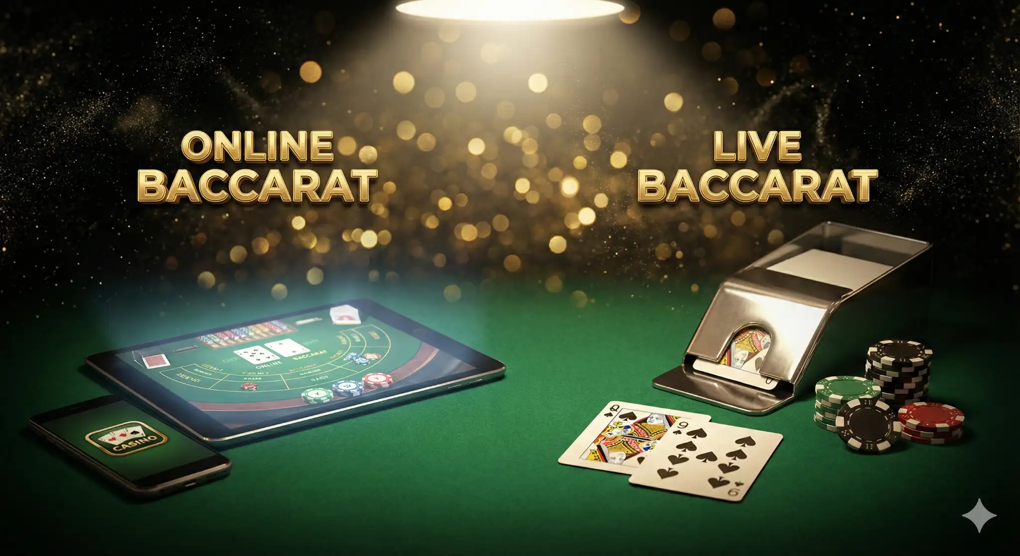 線上百家樂與實體賭場環境比較