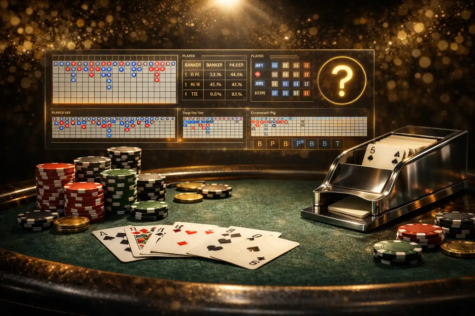 百家樂預測程式常見的牌路圖與歷史數據整理示意