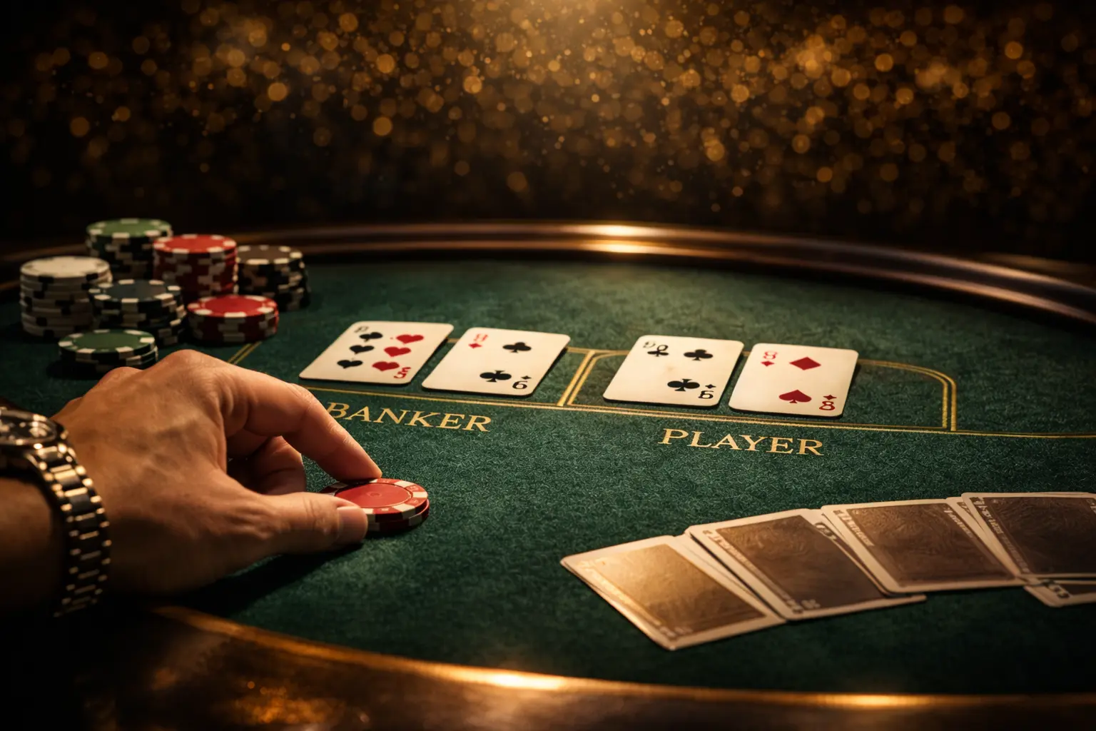 百家樂賠率理性判斷與長期下注思維示意