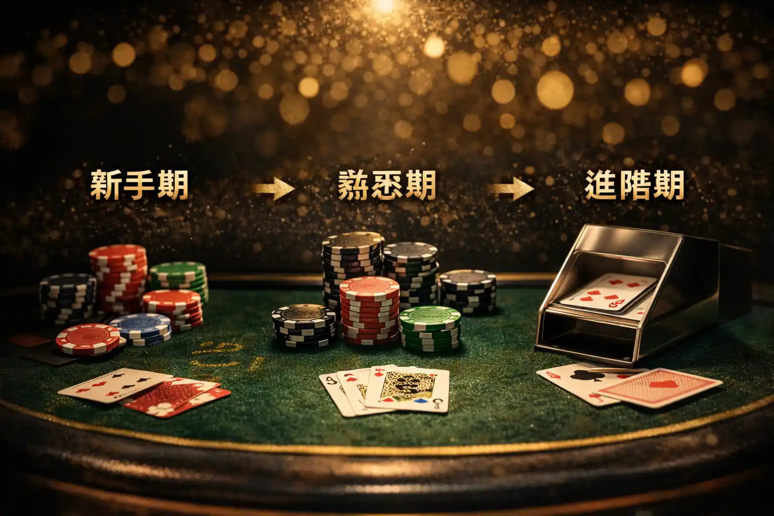 百家樂玩家三種常見學習階段與對應問題