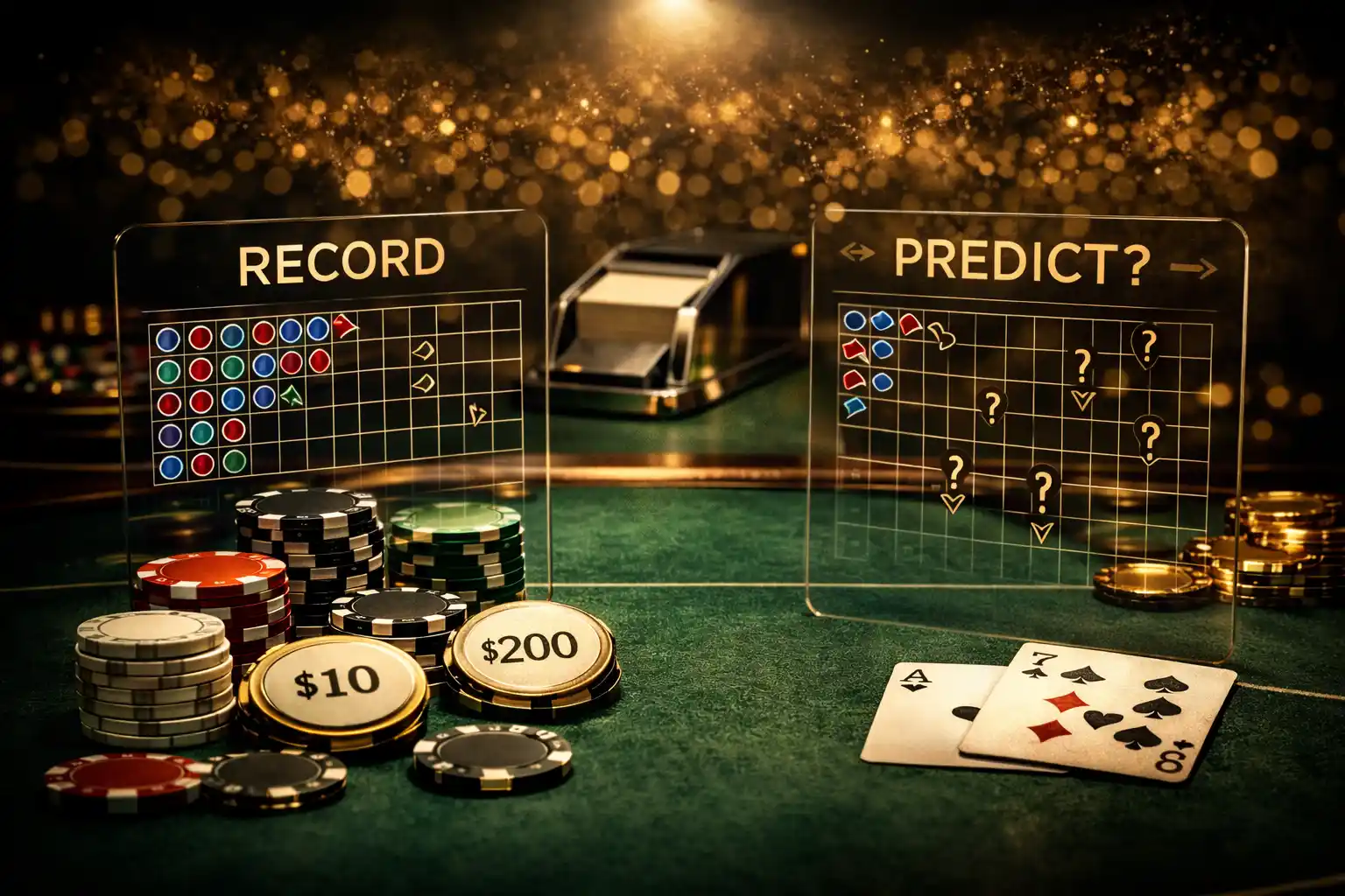 百家樂牌路紀錄與走勢視覺化概念