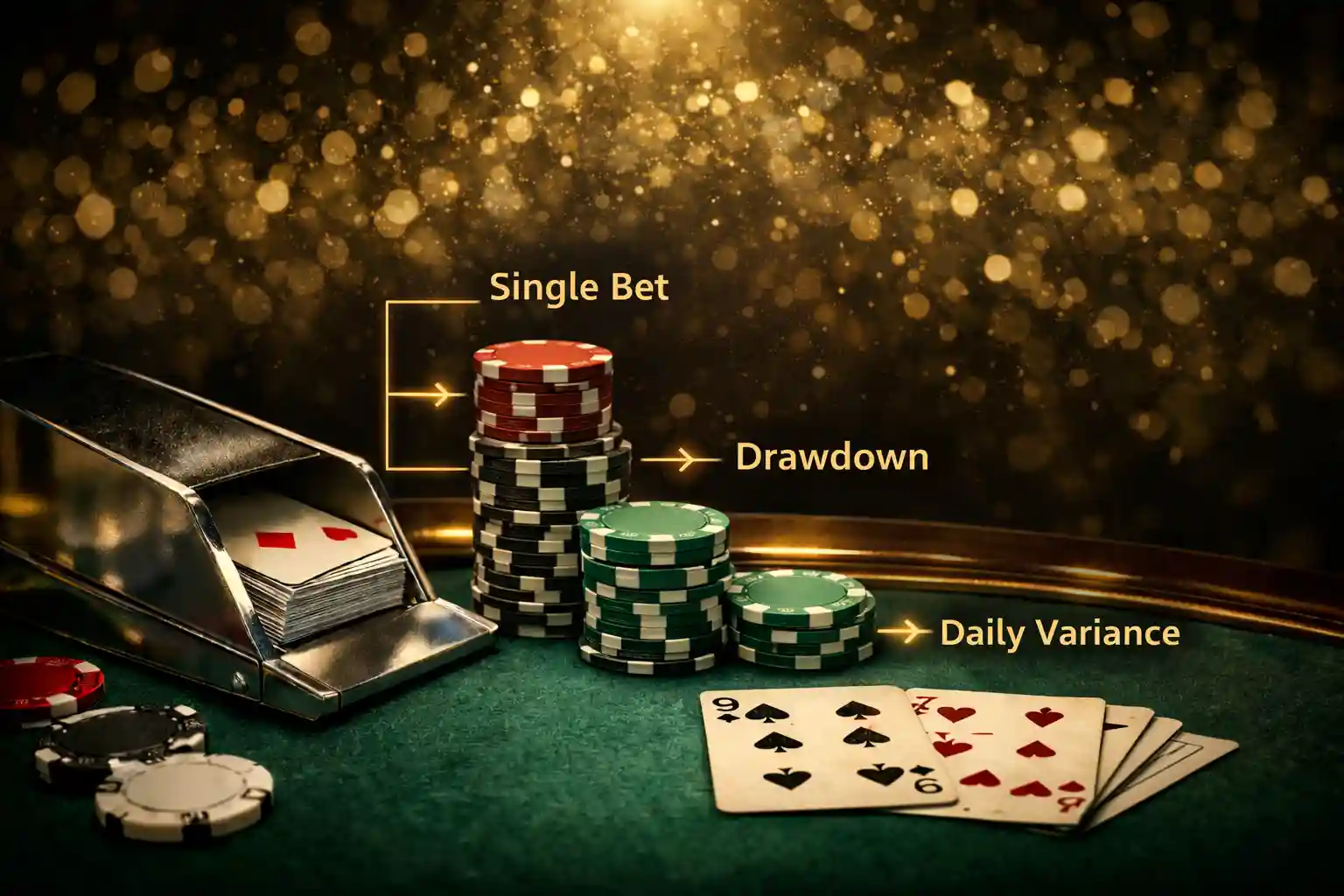 百家樂三層資金管理模型示意圖