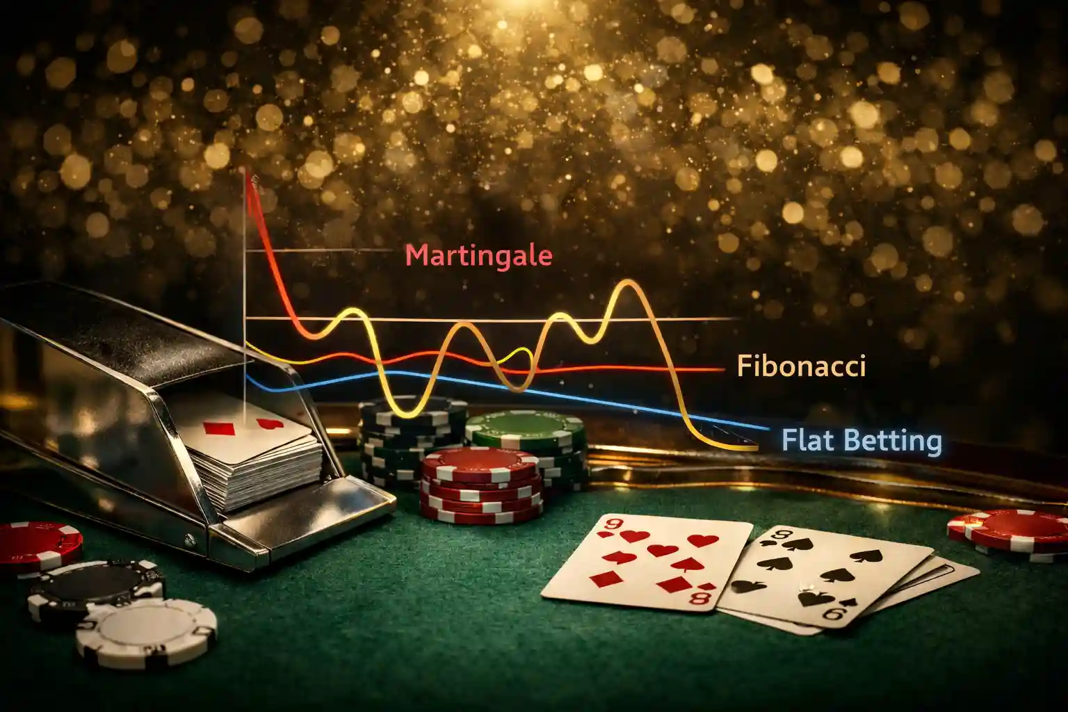 百家樂三大投注公式風險曲線對比圖