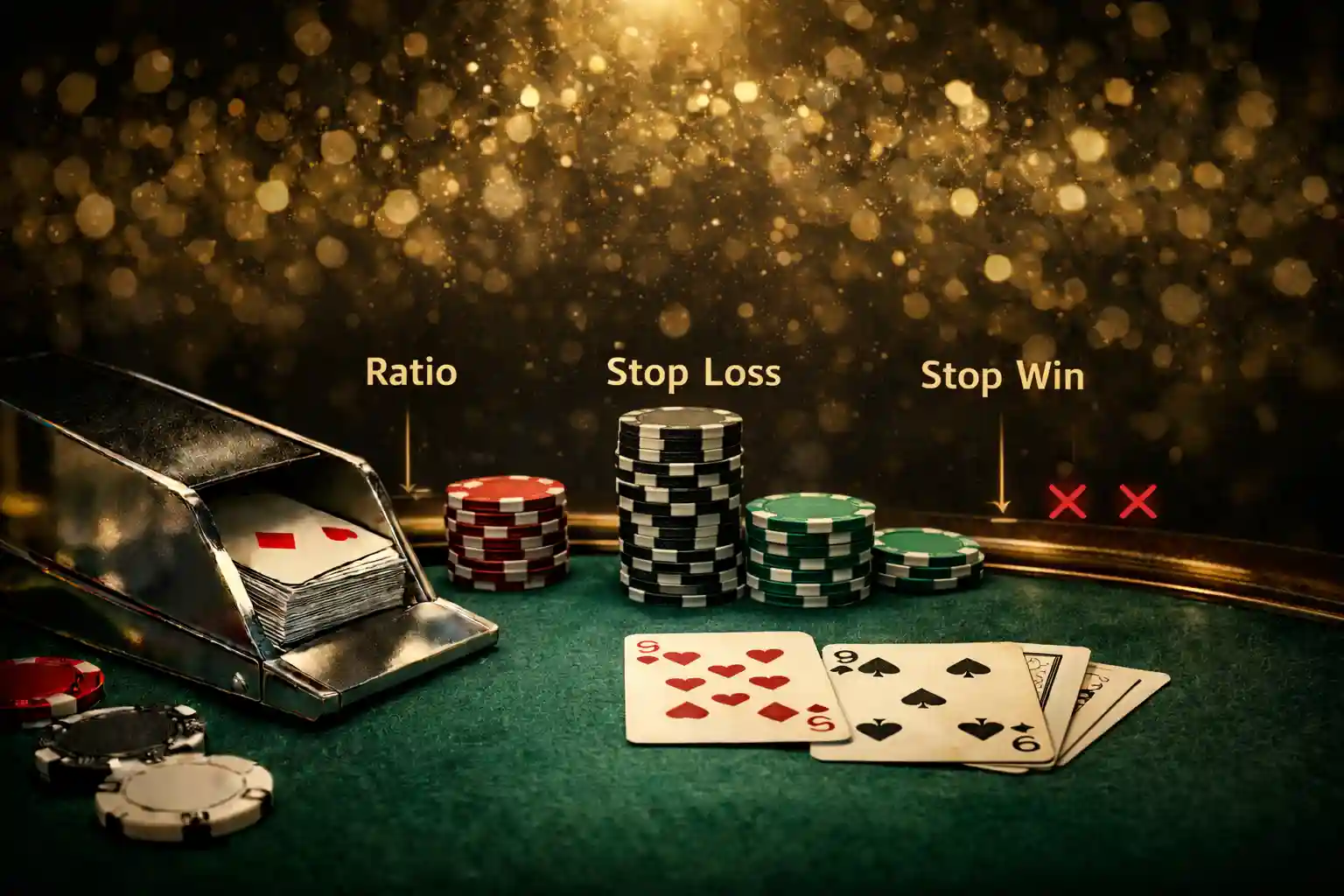 百家樂實戰投注框架示意圖