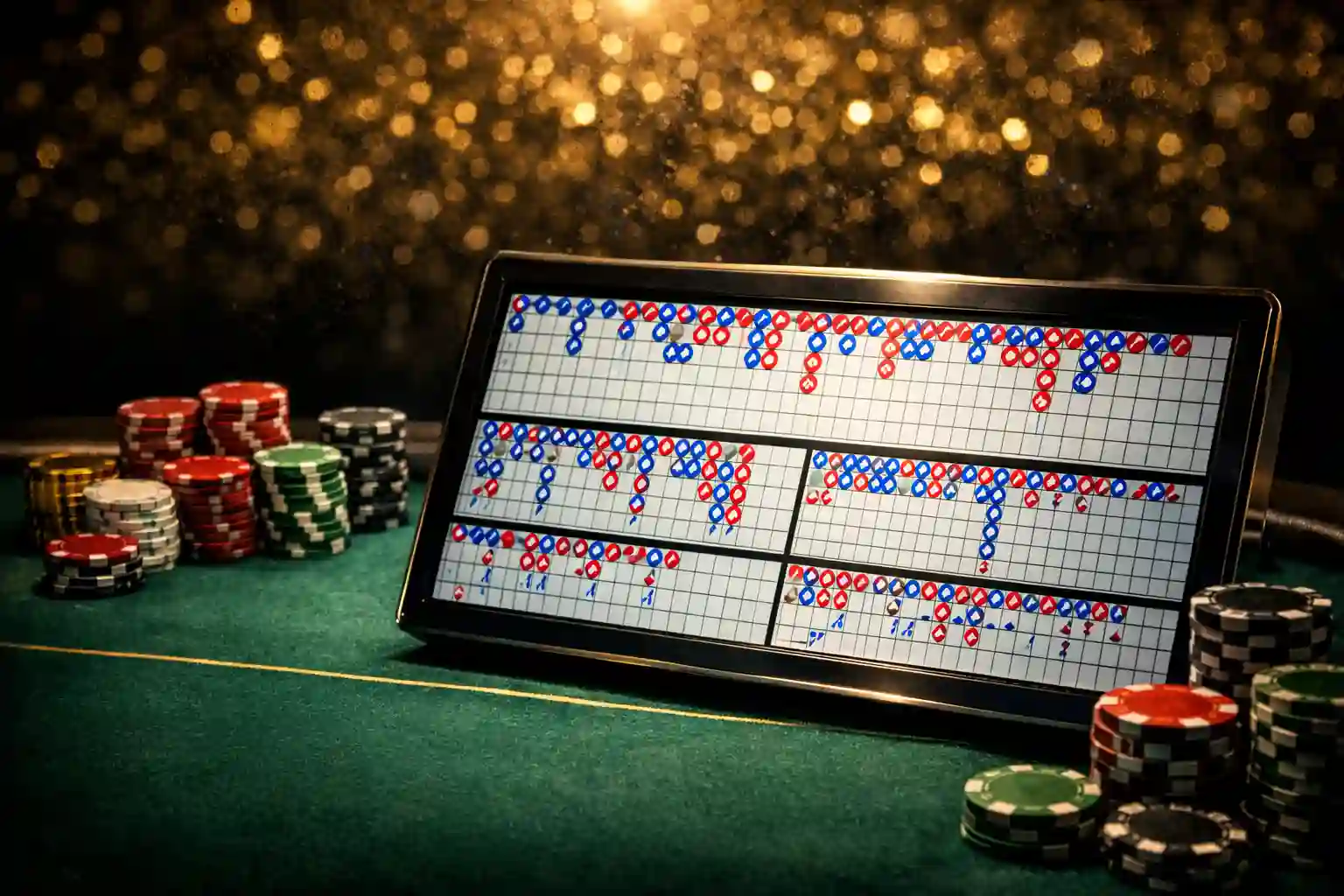 百家樂大路與珠盤路實戰對比分析