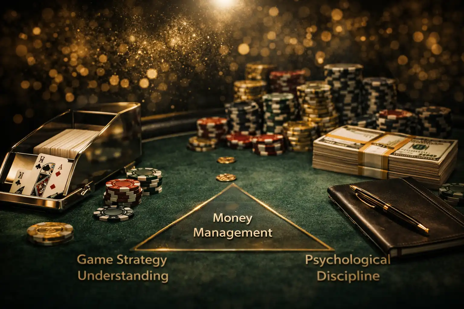 百家樂理性博弈核心要素總結圖
