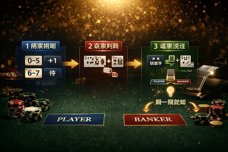 百家樂補牌記憶方法
