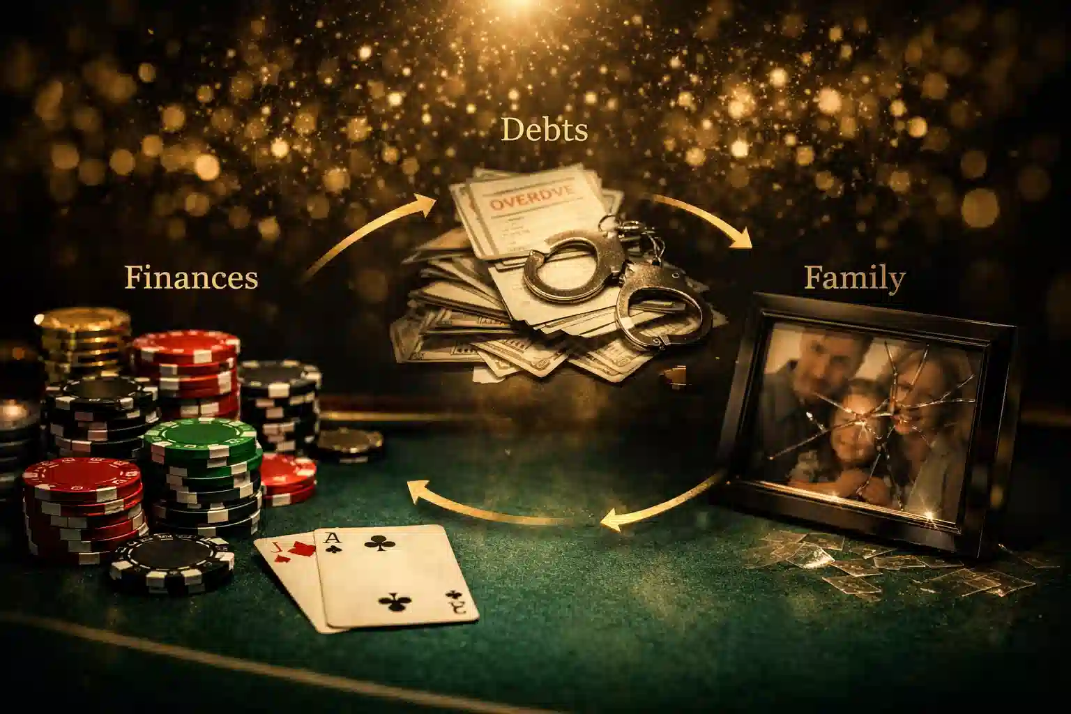 百家樂從資金失控到家庭破裂的風險路徑圖
