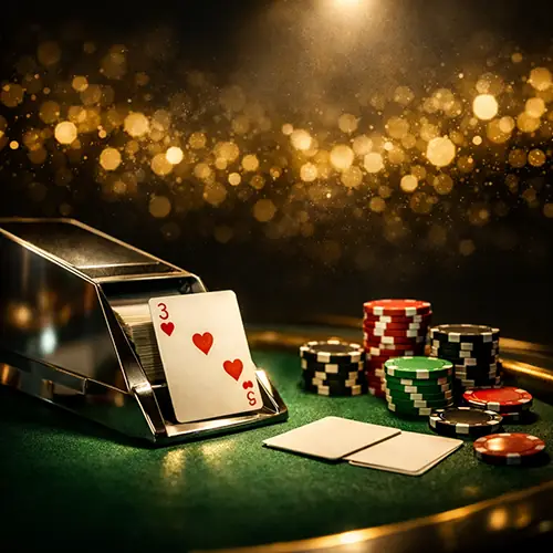 百家樂第三張牌運作與補牌流程概念圖
